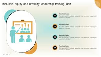 Inclusive Equity And Diversity Leadership Training Icon
