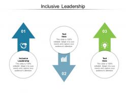 Inclusive leadership ppt powerpoint presentation summary aids cpb