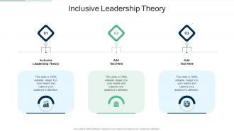 Inclusive Leadership Theory In Powerpoint And Google Slides Cpb