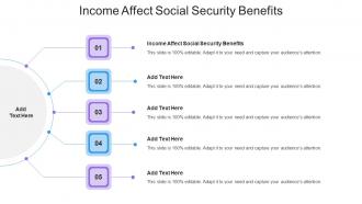 Income Affect Social Security Benefits Ppt Powerpoint Presentation Professional Outfit Cpb