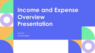 Income And Expense Overview Presentation PPT Outline AT