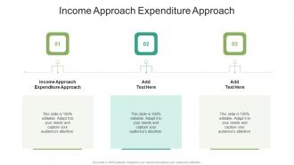 Income Approach Expenditure Approach In Powerpoint And Google Slides Cpb