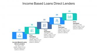 Income based loans direct lenders ppt powerpoint presentation file design inspiration cpb