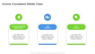 Income Considered Middle Class In Powerpoint And Google Slides Cpb