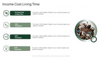 Income Cost Living Time In Powerpoint And Google Slides Cpb
