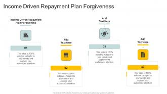 Income Driven Repayment Plan Forgiveness In Powerpoint And Google Slides Cpb