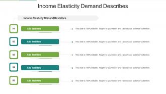 Income Elasticity Demand Describes In Powerpoint And Google Slides Cpb