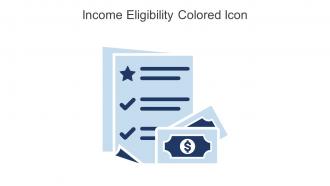 Income Eligibility Colored Icon In Powerpoint Pptx Png And Editable Eps Format