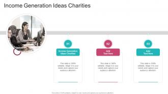 Income Generation Ideas Charities In Powerpoint And Google Slides Cpb
