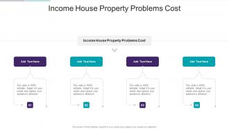 Income House Property Problems Cost In Powerpoint And Google Slides Cpb