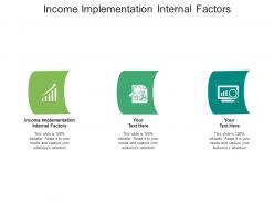 Income implementation internal factors ppt powerpoint presentation slides maker cpb