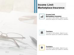 Income limit marketplace insurance ppt powerpoint presentation model sample cpb