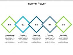 Income power ppt powerpoint presentation portfolio designs cpb