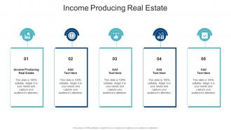 Income Producing Real Estate In Powerpoint And Google Slides Cpb