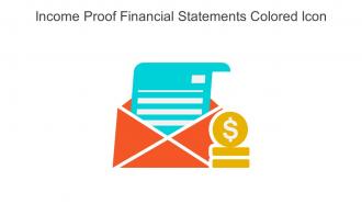 Income Proof Financial Statements Colored Icon In Powerpoint Pptx Png And Editable Eps Format