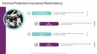 Income Protection Insurance Redundancy In Powerpoint And Google Slides Cpb
