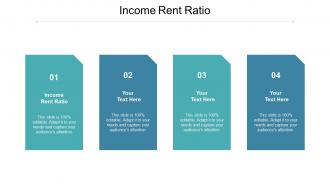 Income rent ratio ppt powerpoint presentation styles guide cpb