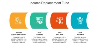 Income replacement fund ppt powerpoint presentation model samples cpb
