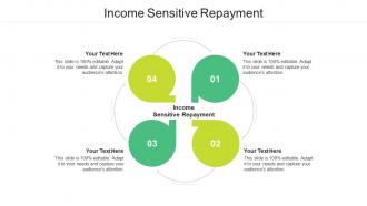 Income sensitive repayment ppt powerpoint presentation portfolio slides cpb