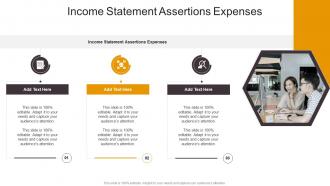 Income Statement Assertions Expenses In Powerpoint And Google Slides Cpb