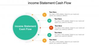 Income statement cash flow ppt powerpoint presentation icon background cpb