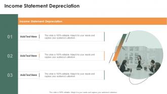 Income Statement Depreciation In Powerpoint And Google Slides Cpb