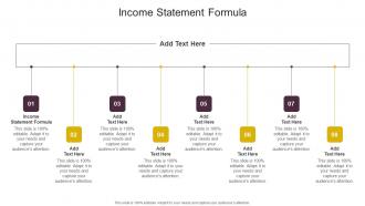 Income Statement Formula In Powerpoint And Google Slides Cpb