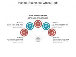Income statement gross profit ppt powerpoint presentation model deck cpb