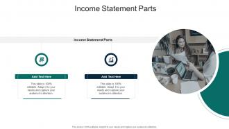 Income Statement Parts In Powerpoint And Google Slides Cpb