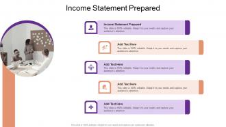 Income Statement Prepared In Powerpoint And Google Slides Cpb