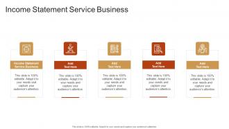 Income Statement Service Business In Powerpoint And Google Slides Cpb