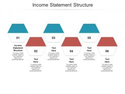 Income statement structure ppt powerpoint presentation inspiration mockup cpb
