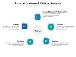 Income statement vertical analysis ppt powerpoint presentation summary visual aids cpb