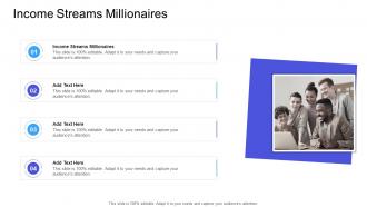Income Streams Millionaires In Powerpoint And Google Slides Cpb