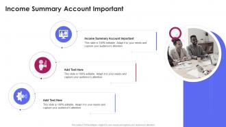 Income Summary Account Important In Powerpoint And Google Slides Cpb