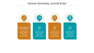 Income summary journal entry ppt powerpoint presentation infographic template cpb
