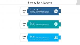 Income tax allowance ppt powerpoint presentation inspiration sample cpb