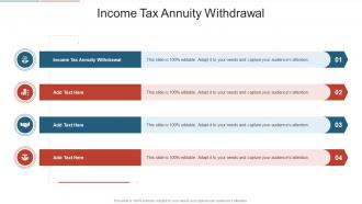 Income Tax Annuity Withdrawal In Powerpoint And Google Slides Cpb