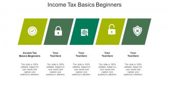 Income tax basics beginners ppt powerpoint presentation file vector cpb
