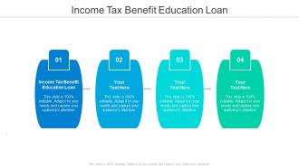 Income tax benefit education loan ppt powerpoint presentation slides picture cpb