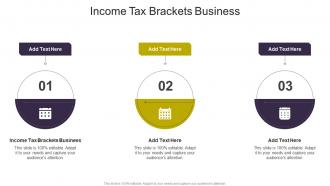 Income Tax Brackets Business In Powerpoint And Google Slides Cpb