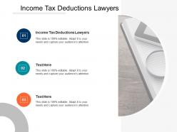 Income tax deductions lawyers ppt powerpoint presentation slides show cpb