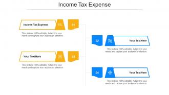 Income Tax Expense Ppt Powerpoint Presentation Inspiration Background Images Cpb