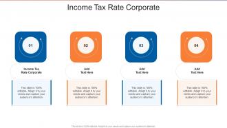 Income Tax Rate Corporate In Powerpoint And Google Slides Cpb