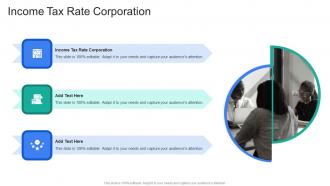 Income Tax Rate Corporation In Powerpoint And Google Slides Cpb
