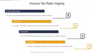 Income Tax Rate Virginia In Powerpoint And Google Slides Cpb