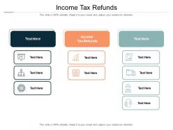Income tax refunds ppt powerpoint presentation portfolio examples cpb