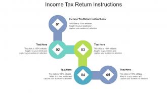 Income tax return instructions ppt powerpoint presentation file visual aids cpb
