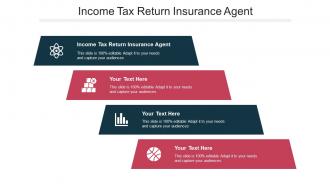 Income Tax Return Insurance Agent Ppt Powerpoint Presentation Layouts Ideas Cpb