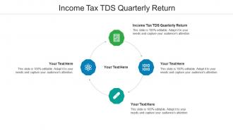 Income tax tds quarterly return ppt powerpoint presentation file format ideas cpb